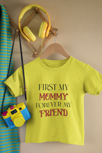 Load image into Gallery viewer, First My Son Forever My Friend Mother And Son Yellow Matching T-Shirt- KidsFashionVilla