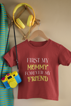 Load image into Gallery viewer, First My Son Forever My Friend Mother And Son Red Matching T-Shirt- KidsFashionVilla