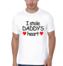 Load image into Gallery viewer, I Stole daddy's Heart Father and Son Matching T-Shirt- KidsFashionVilla
