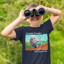 Load image into Gallery viewer, Humpty Dumpty Poem Half Sleeves T-Shirt for Boy-KidsFashionVilla