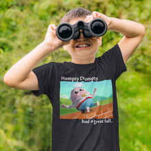Load image into Gallery viewer, Humpty Dumpty Poem Half Sleeves T-Shirt for Boy-KidsFashionVilla