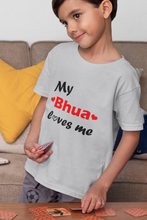 Load image into Gallery viewer, Bhua Loves Me Half Sleeves T-Shirt for Boy-KidsFashionVilla
