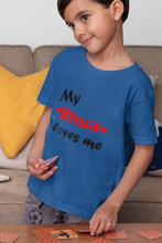 Load image into Gallery viewer, Bhua Loves Me Half Sleeves T-Shirt for Boy-KidsFashionVilla