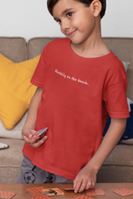 Load image into Gallery viewer, Mentally On The beach Minimals Half Sleeves T-Shirt for Boy-KidsFashionVilla