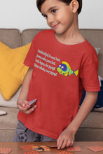 Load image into Gallery viewer, Machhali Jal ki Rani Hai Poem Half Sleeves T-Shirt for Boy-KidsFashionVilla