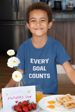 Load image into Gallery viewer, Every Goals Counts Half Sleeves T-Shirt for Boy-KidsFashionVilla