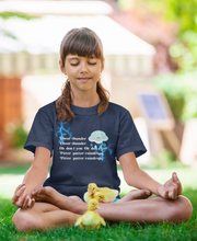 Load image into Gallery viewer, I Hear Thunder Poem Half Sleeves T-Shirt For Girls -KidsFashionVilla