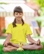 Load image into Gallery viewer, Its Just A Banana Minimals Half Sleeves T-Shirt For Girls -KidsFashionVilla