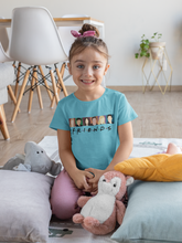 Load image into Gallery viewer, F.R.I.E.N.D.S Friends Web Series Half Sleeves T-Shirt For Girls -KidsFashionVilla