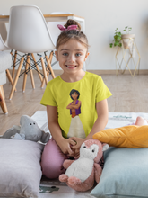 Load image into Gallery viewer, Cute Cartoon Half Sleeves T-Shirt For Girls -KidsFashionVilla
