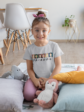 Load image into Gallery viewer, F.R.I.E.N.D.S Friends Web Series Half Sleeves T-Shirt For Girls -KidsFashionVilla
