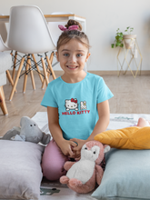 Load image into Gallery viewer, Hello Kitty Half Sleeves T-Shirt For Girls -KidsFashionVilla