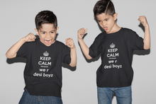 Load image into Gallery viewer, Keep Calm We Are Desi Boyz Brother-Brother Kids Half Sleeves T-Shirts -KidsFashionVilla