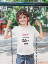 Load image into Gallery viewer, Cute Like My Bhua Half Sleeves T-Shirt for Boy-KidsFashionVilla