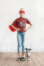 Load image into Gallery viewer, Cute Cartoon Half Sleeves T-Shirt For Girls -KidsFashionVilla