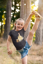 Load image into Gallery viewer, Cute Princess Half Sleeves T-Shirt For Girls -KidsFashionVilla