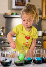 Load image into Gallery viewer, Custom Name I love My Didi So Much Half Sleeves T-Shirt For Girls -KidsFashionVilla