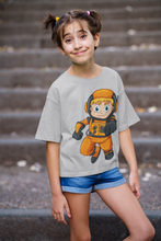Load image into Gallery viewer, Future Astronaut Half Sleeves T-Shirt For Girls -KidsFashionVilla