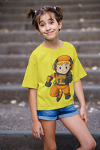 Load image into Gallery viewer, Future Astronaut Half Sleeves T-Shirt For Girls -KidsFashionVilla