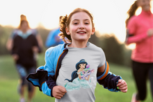 Load image into Gallery viewer, Cute Cartoon Half Sleeves T-Shirt For Girls -KidsFashionVilla