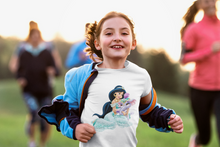 Load image into Gallery viewer, Cute Cartoon Half Sleeves T-Shirt For Girls -KidsFashionVilla