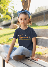 Load image into Gallery viewer, My First Diwali Boommm Half Sleeves T-Shirt For Girls -KidsFashionVilla