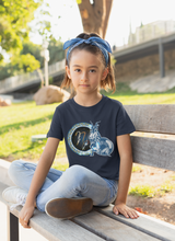 Load image into Gallery viewer, Capricon Zodiac Sign Half Sleeves T-Shirt For Girls -KidsFashionVilla