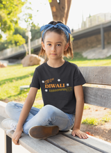 Load image into Gallery viewer, My First Diwali Boommm Half Sleeves T-Shirt For Girls -KidsFashionVilla