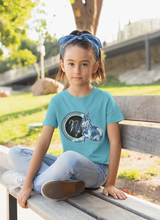 Load image into Gallery viewer, Capricon Zodiac Sign Half Sleeves T-Shirt For Girls -KidsFashionVilla