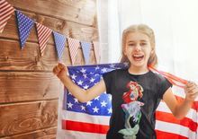 Load image into Gallery viewer, Cute Princess Half Sleeves T-Shirt For Girls -KidsFashionVilla