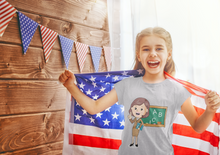 Load image into Gallery viewer, Future Teacher Half Sleeves T-Shirt For Girls -KidsFashionVilla