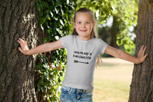 Load image into Gallery viewer, Mummys Favourite Half Sleeves T-Shirt For Girls -KidsFashionVilla