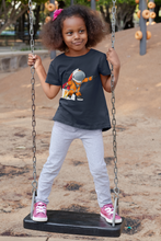 Load image into Gallery viewer, Future Astronaut Half Sleeves T-Shirt For Girls -KidsFashionVilla