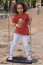Load image into Gallery viewer, Future Astronaut Half Sleeves T-Shirt For Girls -KidsFashionVilla
