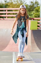 Load image into Gallery viewer, Cute Cartoon Half Sleeves T-Shirt For Girls -KidsFashionVilla