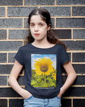Load image into Gallery viewer, Its A Time Minimals Half Sleeves T-Shirt For Girls -KidsFashionVilla