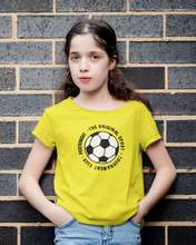 Load image into Gallery viewer, Football Half Sleeves T-Shirt For Girls -KidsFashionVilla