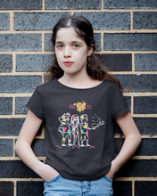 Load image into Gallery viewer, Friends Selfie Holi Half Sleeves T-Shirt For Girls -KidsFashionVilla