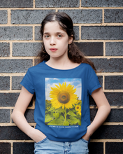 Load image into Gallery viewer, Its A Time Minimals Half Sleeves T-Shirt For Girls -KidsFashionVilla