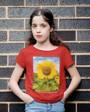 Load image into Gallery viewer, Its A Time Minimals Half Sleeves T-Shirt For Girls -KidsFashionVilla