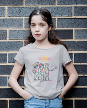 Load image into Gallery viewer, Friends Selfie Holi Half Sleeves T-Shirt For Girls -KidsFashionVilla