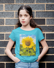 Load image into Gallery viewer, Its A Time Minimals Half Sleeves T-Shirt For Girls -KidsFashionVilla