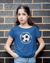 Load image into Gallery viewer, Football Half Sleeves T-Shirt For Girls -KidsFashionVilla