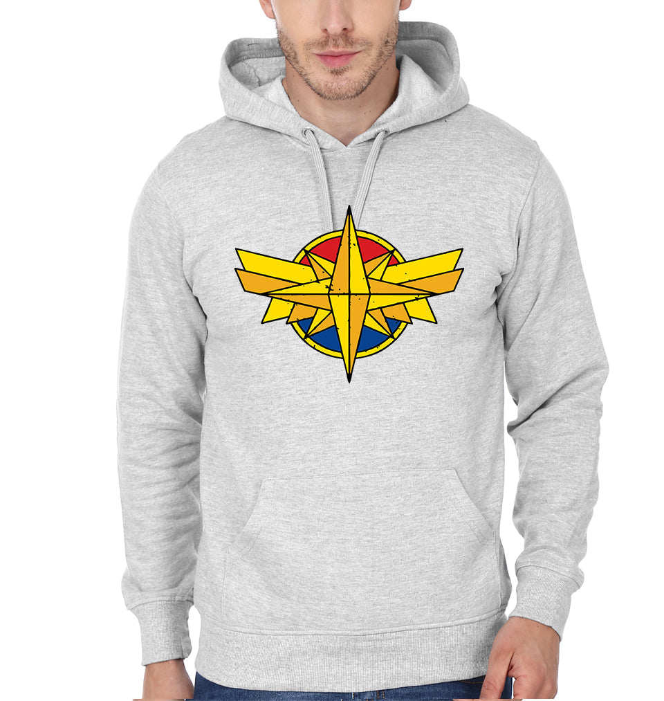 Captain Marvel Logo Men Hoodies-KidsFashionVilla