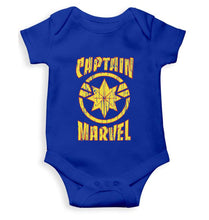 Load image into Gallery viewer, Captain Marvel Rompers for Baby Girl- KidsFashionVilla
