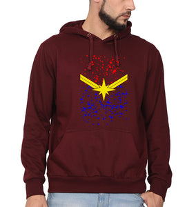Captain Marvel Logo Men Hoodies-KidsFashionVilla