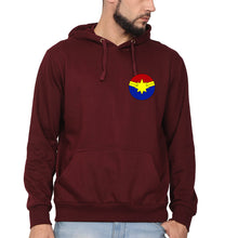 Load image into Gallery viewer, Captain marvel logo Men Hoodies-KidsFashionVilla
