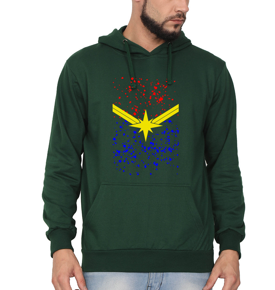 Captain Marvel Logo Men Hoodies-KidsFashionVilla