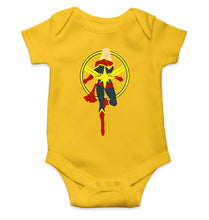 Load image into Gallery viewer, Captain Marvel Rompers for Baby Girl- KidsFashionVilla
