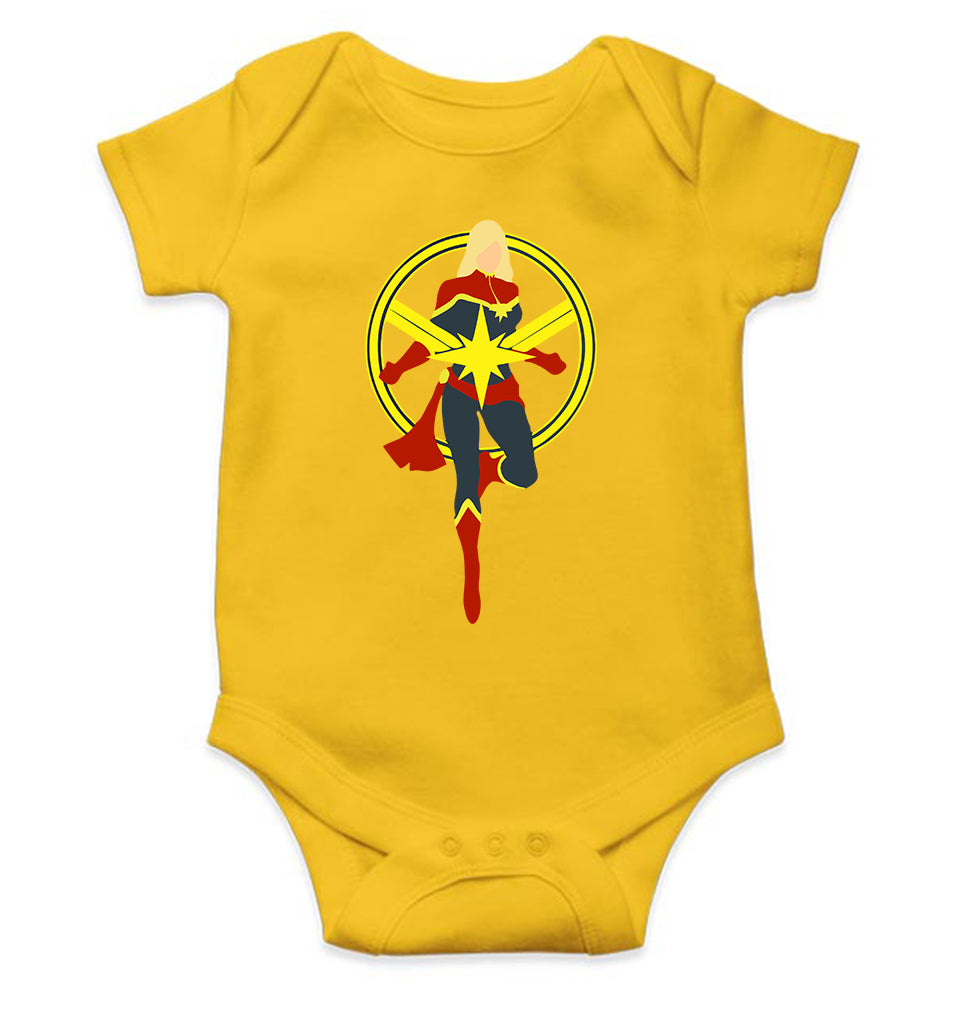 Captain Marvel Rompers for Baby Girl- KidsFashionVilla